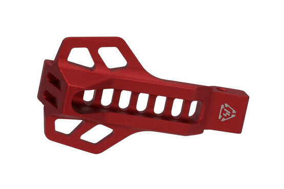 Strike Industries Cobra Billet Aluminum Trigger Guard Red features a hood for resting index finger